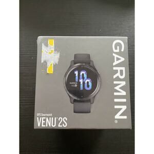 Garmin Venu 2S GPS Smartwatch 40mm Silicone Band (Slate/Graphite) (Sealed)